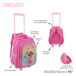 Mochila Carro Trendy