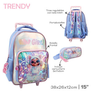 Mochila Carro C/ Cartu Trendy