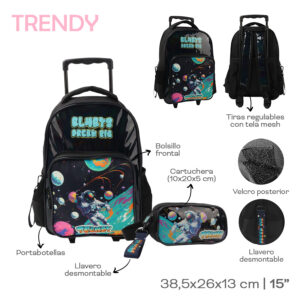 Mochila Carro C/Cartu Trendy