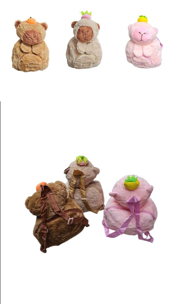 Mochila  Cabeza  Capibara - Imagen 3