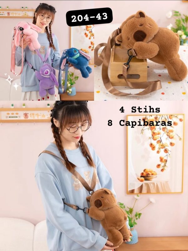 Bolsitos  Capibara y Stich