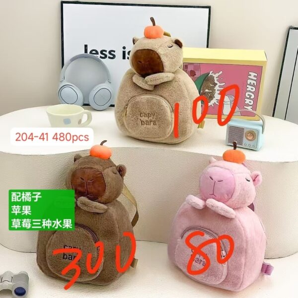 Mochila  Cabeza  Capibara