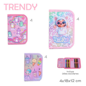 Cartuchera C/ Utiles Trendy