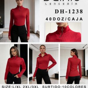 Camiseta  Dama C/ Cierre