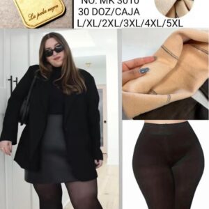 Calza  Efecto Piel  Especial PERLA NEGRA