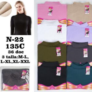 Camiseta Termica Cuello Alto Dama