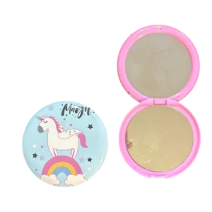 Espejo circular con doble visor unicornio
