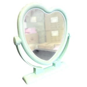 Espejo corazón con apoyo 15 cm